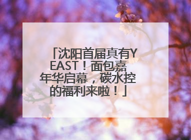 沈阳首届真有YEAST！面包嘉年华启幕，碳水控的福利来啦！