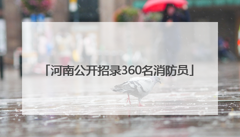 河南公开招录360名消防员
