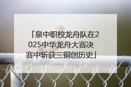 泉中职校龙舟队在2025中华龙舟大赛决赛中斩获三铜创历史