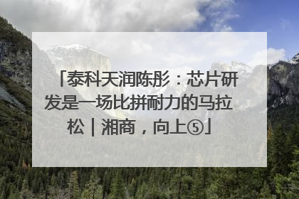 泰科天润陈彤：芯片研发是一场比拼耐力的马拉松｜湘商，向上⑤