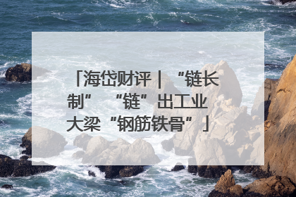 海岱财评｜“链长制” “链”出工业大梁“钢筋铁骨”
