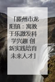 滕州市龙阳镇：寓教于乐激发科学兴趣 创新实践培育未来人才