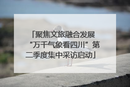 聚焦文旅融合发展 “万千气象看四川”第二季度集中采访启动