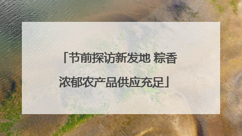 节前探访新发地 粽香浓郁农产品供应充足