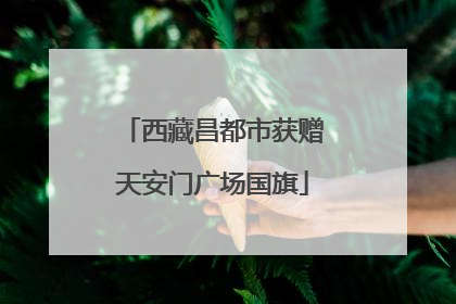 西藏昌都市获赠天安门广场国旗