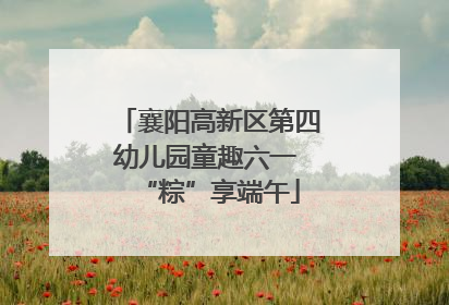 襄阳高新区第四幼儿园童趣六一 “粽”享端午
