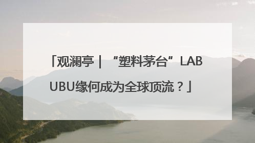 观澜亭｜“塑料茅台”LABUBU缘何成为全球顶流？