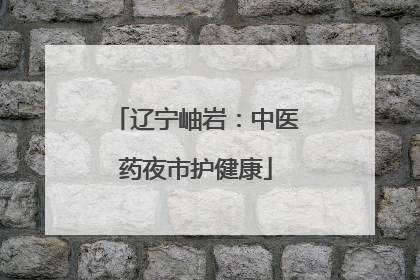 辽宁岫岩：中医药夜市护健康