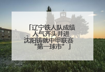 辽宁铁人队成绩、人气齐头并进 沈阳铸就中甲联赛“第一球市”