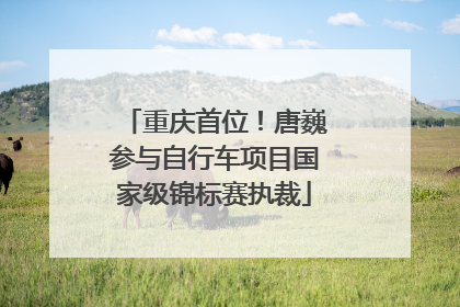 重庆首位！唐巍参与自行车项目国家级锦标赛执裁