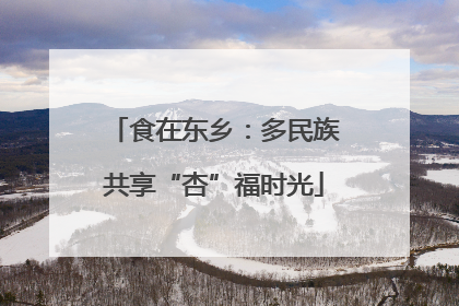 食在东乡：多民族共享“杏”福时光