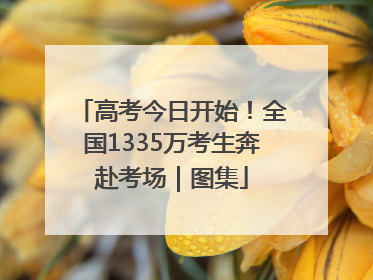 高考今日开始！全国1335万考生奔赴考场｜图集