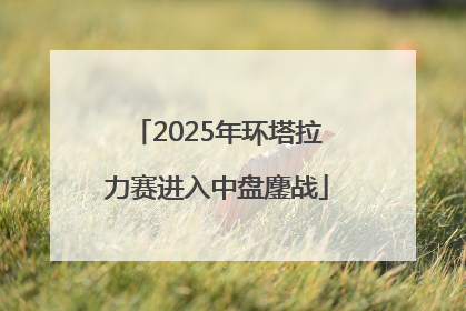 2025年环塔拉力赛进入中盘鏖战