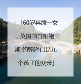 60岁再添一女，英国前首相鲍里斯·约翰逊已是九个孩子的父亲