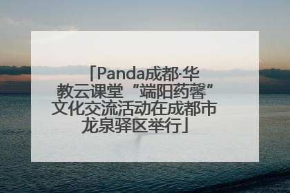 Panda成都·华教云课堂“端阳药馨”文化交流活动在成都市龙泉驿区举行